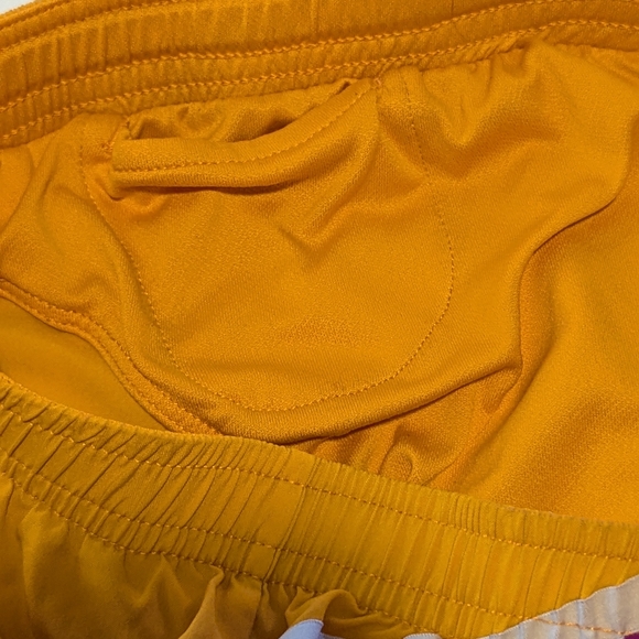 Nike Dri Fit Women's Orange and Purple Shorts - Picture 4 of 5